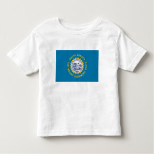 Camiseta De Bebé Bandera del Estado de Dakota del Sur