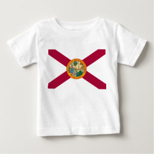Camiseta De Bebé Bandera del estado de Florida