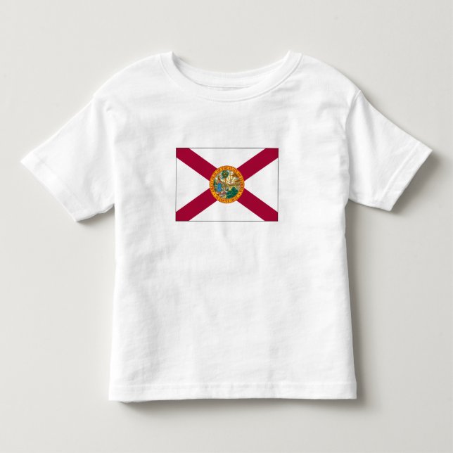 Camiseta De Bebé Bandera del estado de Florida (Anverso)