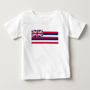 Camiseta De Bebé Bandera del Estado de Hawái