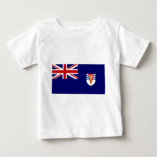 Camiseta De Bebé Bandera del gobierno del Territo antártico