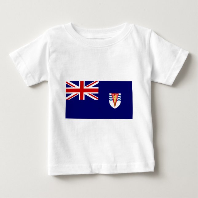 Camiseta De Bebé Bandera del gobierno del Territo antártico (Anverso)