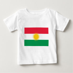 Camiseta De Bebé Bandera del Kurdistan
