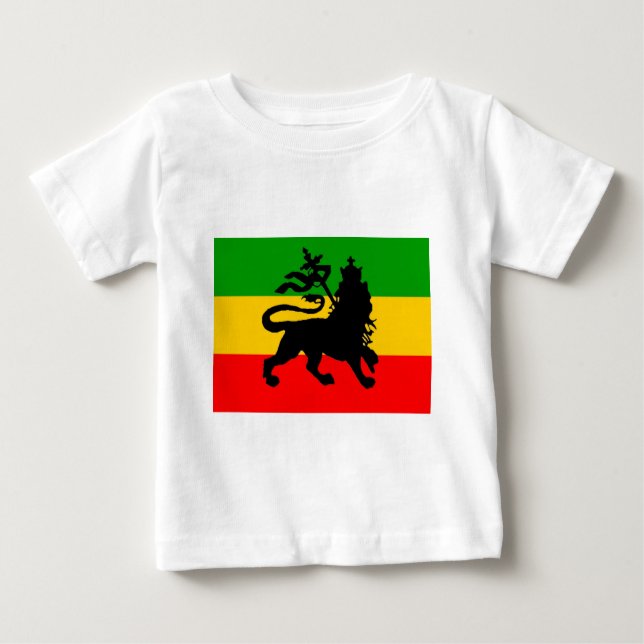 Camiseta De Bebé Bandera del león (Anverso)