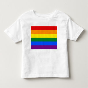 Camiseta De Bebé Bandera del orgullo gay arcoiris LGBT