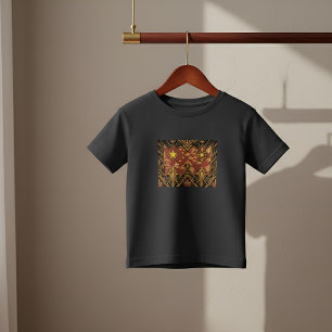 Camiseta De Bebé Bandera del patrimonio Art Deco China Vintage