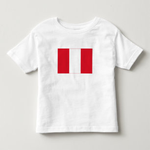 Camiseta De Bebé Bandera del Perú