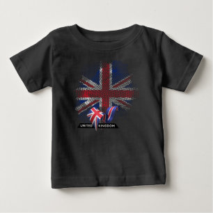 Camiseta De Bebé Bandera del Reino Unido