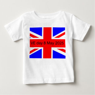 Camiseta De Bebé Bandera del Reino Unido Día VE 2025