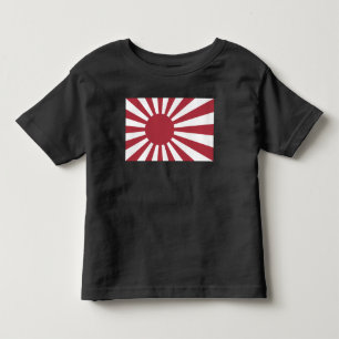Camiseta De Bebé Bandera del Sol Naciente Imperial Japonés, Edo a l