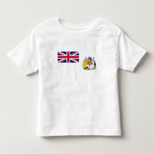 Camiseta De Bebé Bandera del Territorio Antártico Británico