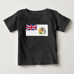 Camiseta De Bebé Bandera del Territorio Antártico Británico