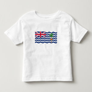 Camiseta De Bebé Bandera del Territorio Británico del Océano Índico