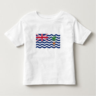 Camiseta De Bebé Bandera del Territorio del Océano Índico Británico