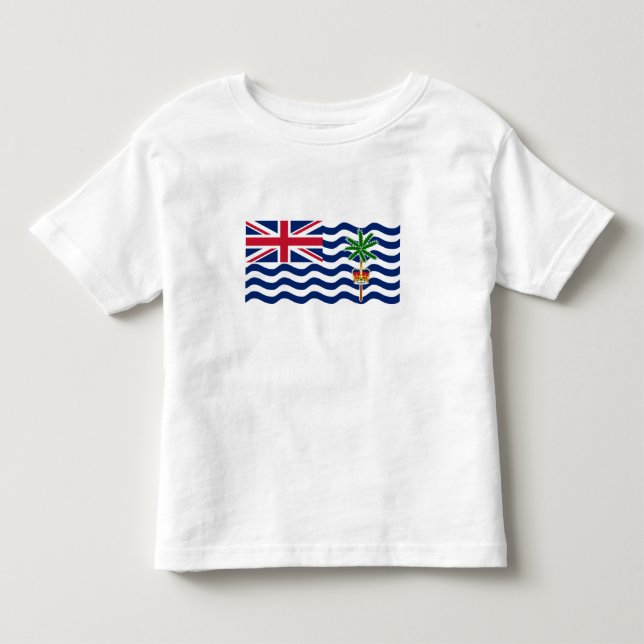 Camiseta De Bebé Bandera del Territorio del Océano Índico Británico (Anverso)