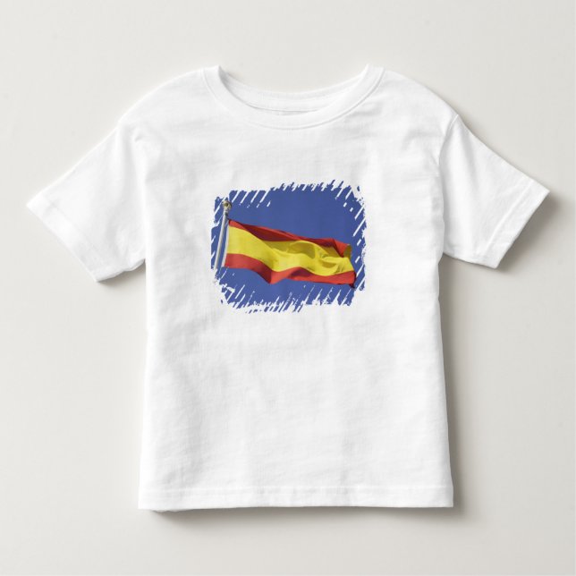 Camiseta De Bebé Bandera española RF) (Anverso)