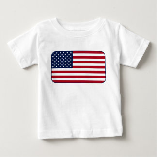 Camiseta De Bebé Bandera estadounidense