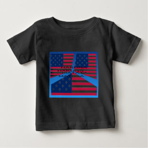 Camiseta De Bebé Bandera estadounidense con Hakuna Matata: Diseño p