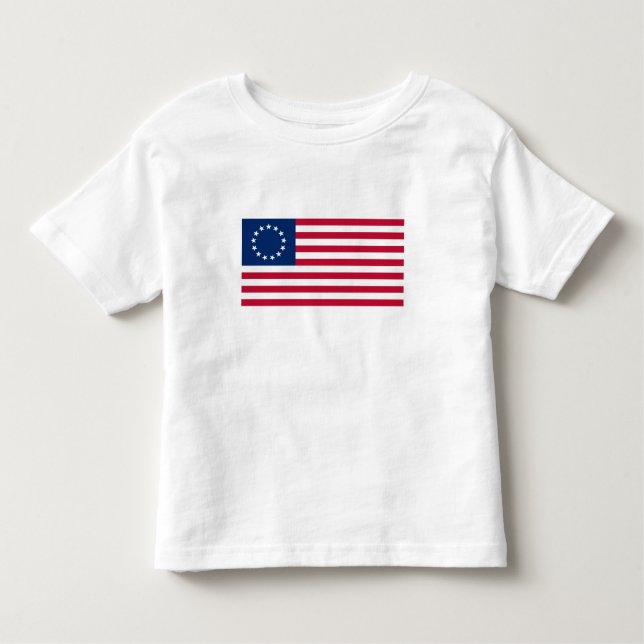 Camiseta De Bebé Bandera estadounidense de Betsy Ross (Anverso)