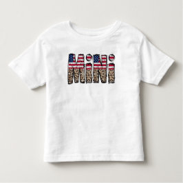 Camiseta De Bebé Bandera estadounidense MINI