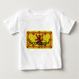Camiseta De Bebé Bandera estándar de Escocia