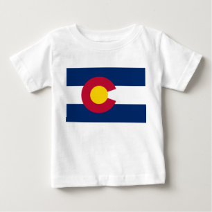 Camiseta De Bebé Bandera Estatal de Colorado