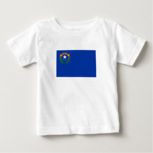 Camiseta De Bebé Bandera Estatal de Nevada