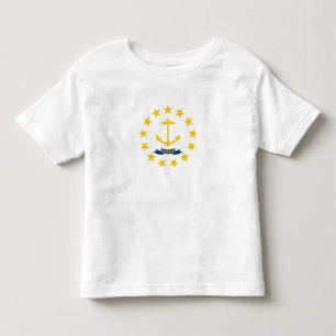 Camiseta De Bebé Bandera estatal de Rhode Island