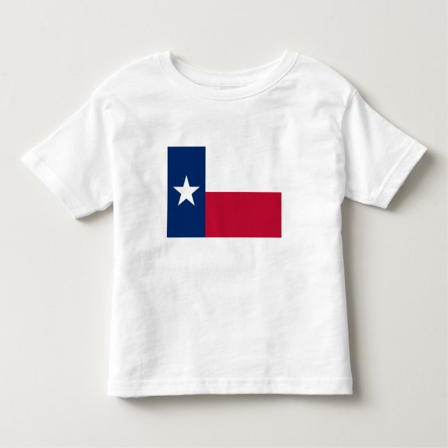 Camiseta De Bebé Bandera Estatal de Texas (Anverso)