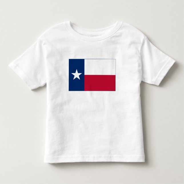 Camiseta De Bebé Bandera Estatal de Texas (Anverso)