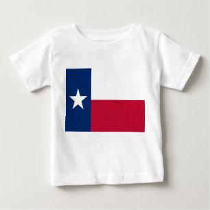 Camiseta De Bebé Bandera Estatal de Texas (Texas)