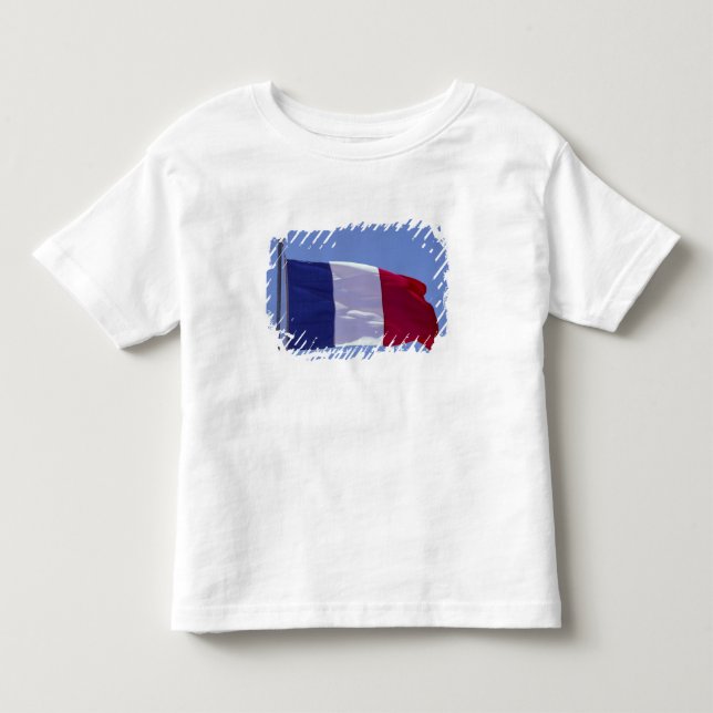 Camiseta De Bebé bandera francesa (Anverso)