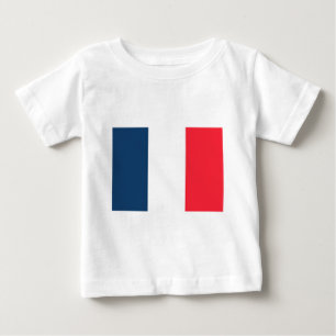 Camiseta De Bebé Bandera francesa