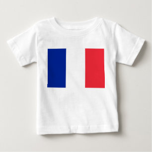 Camiseta De Bebé Bandera francesa (Francia)