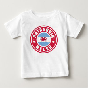 Camiseta De Bebé Bandera galesa de la Patagonia