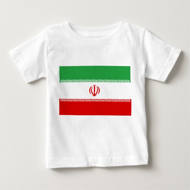 Camiseta De Bebé Bandera iraní (Irán) (persa) (Anverso)