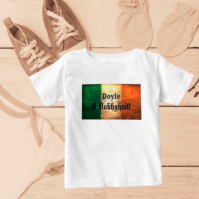 Camiseta De Bebé Bandera irlandesa Doyle (Subido por el creador)