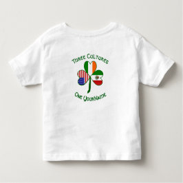 Camiseta De Bebé Bandera irlandesa mexicana Shamrock personalizado