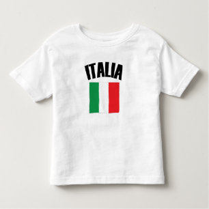 Camiseta De Bebé Bandera Italia