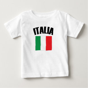 Camiseta De Bebé Bandera Italia