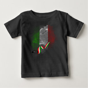 Camiseta De Bebé bandera italiana