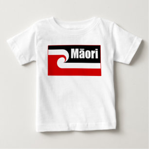 Camiseta De Bebé Bandera maorí,Bandera de Tino Rangatiratanga, maor