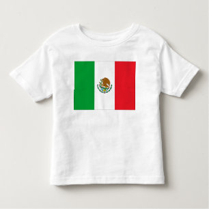 Camiseta De Bebé Bandera mexicana niños de bandera mexicana