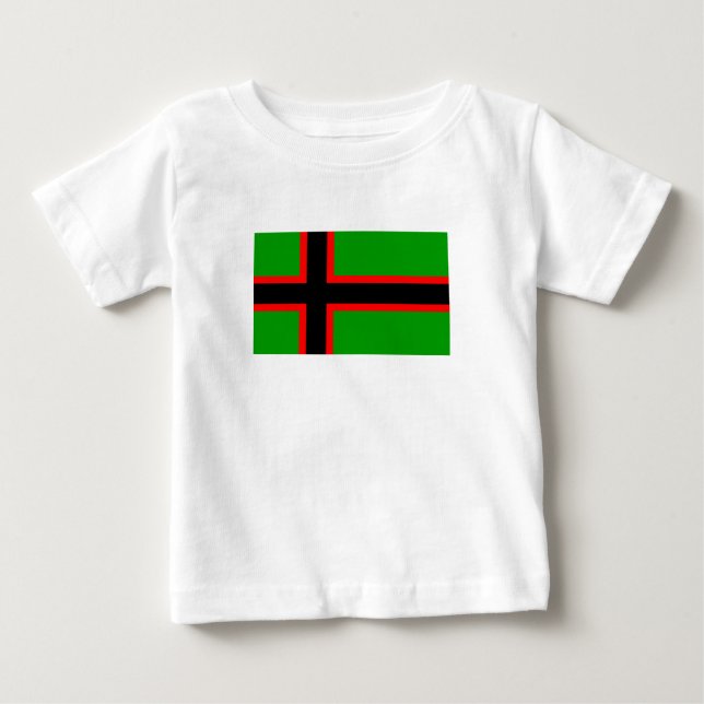 Camiseta De Bebé Bandera nacional de Karelia (Anverso)