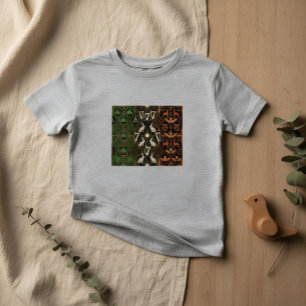 Camiseta De Bebé Bandera patrimonio Art Déco   Irlanda   Antiguo añ