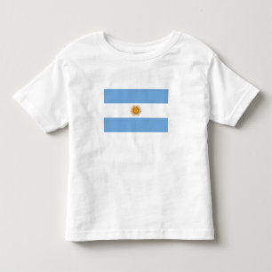 Camiseta De Bebé Bandera Patriótica Argentina