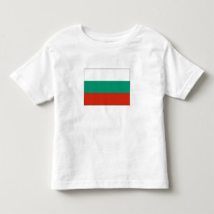 Camiseta De Bebé Bandera patriótica búlgara