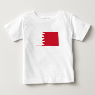 Camiseta De Bebé Bandera Patriótica de Baréin