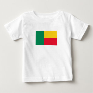 Camiseta De Bebé Bandera patriótica de Benín