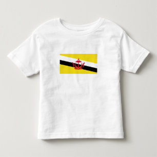 Camiseta De Bebé Bandera patriótica de Brunéi